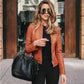 BIANCA | TAILORED VEGAN LEATHER BLAZER