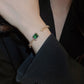 VALERIA | EMERALD OPEN BANGLE