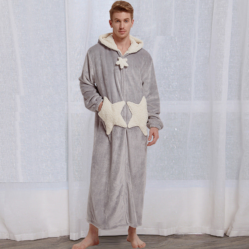 IVY | HOODED FLEECE BATH ROBE