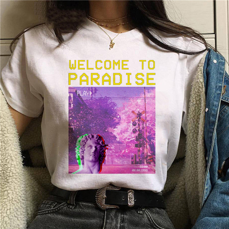 DIANA | ARTISTIC PORTRAIT PRINTED TEE