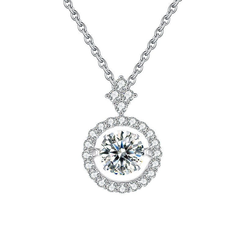 ARIA | MOISSANITE WHEEL PENDANT