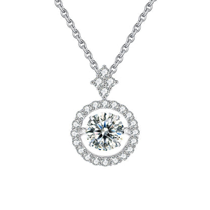 ARIA | MOISSANITE WHEEL PENDANT