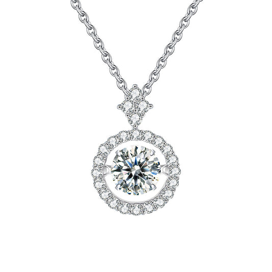 ARIA | MOISSANITE WHEEL PENDANT