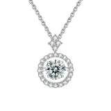 ARIA | MOISSANITE WHEEL PENDANT