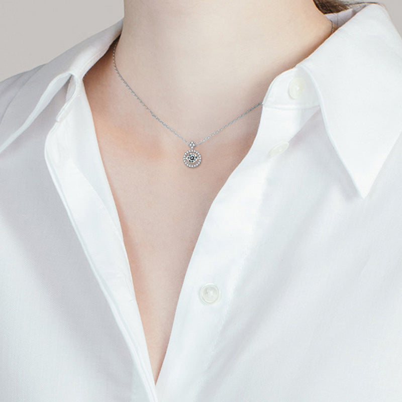 ARIA | MOISSANITE WHEEL PENDANT