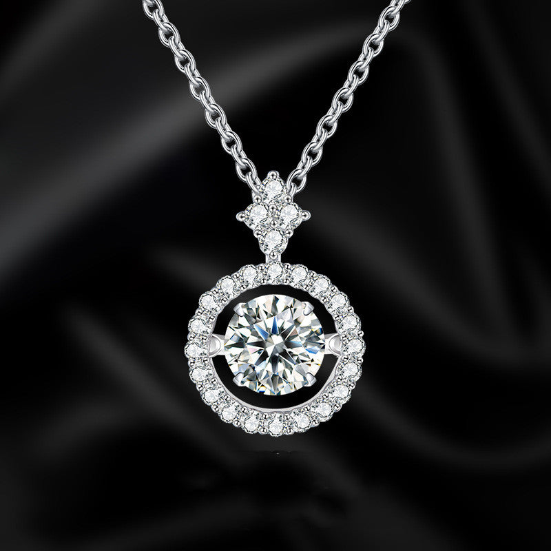 ARIA | MOISSANITE WHEEL PENDANT
