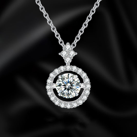 ARIA | MOISSANITE WHEEL PENDANT