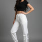 RAYA | PRINTED TRACK PANTS