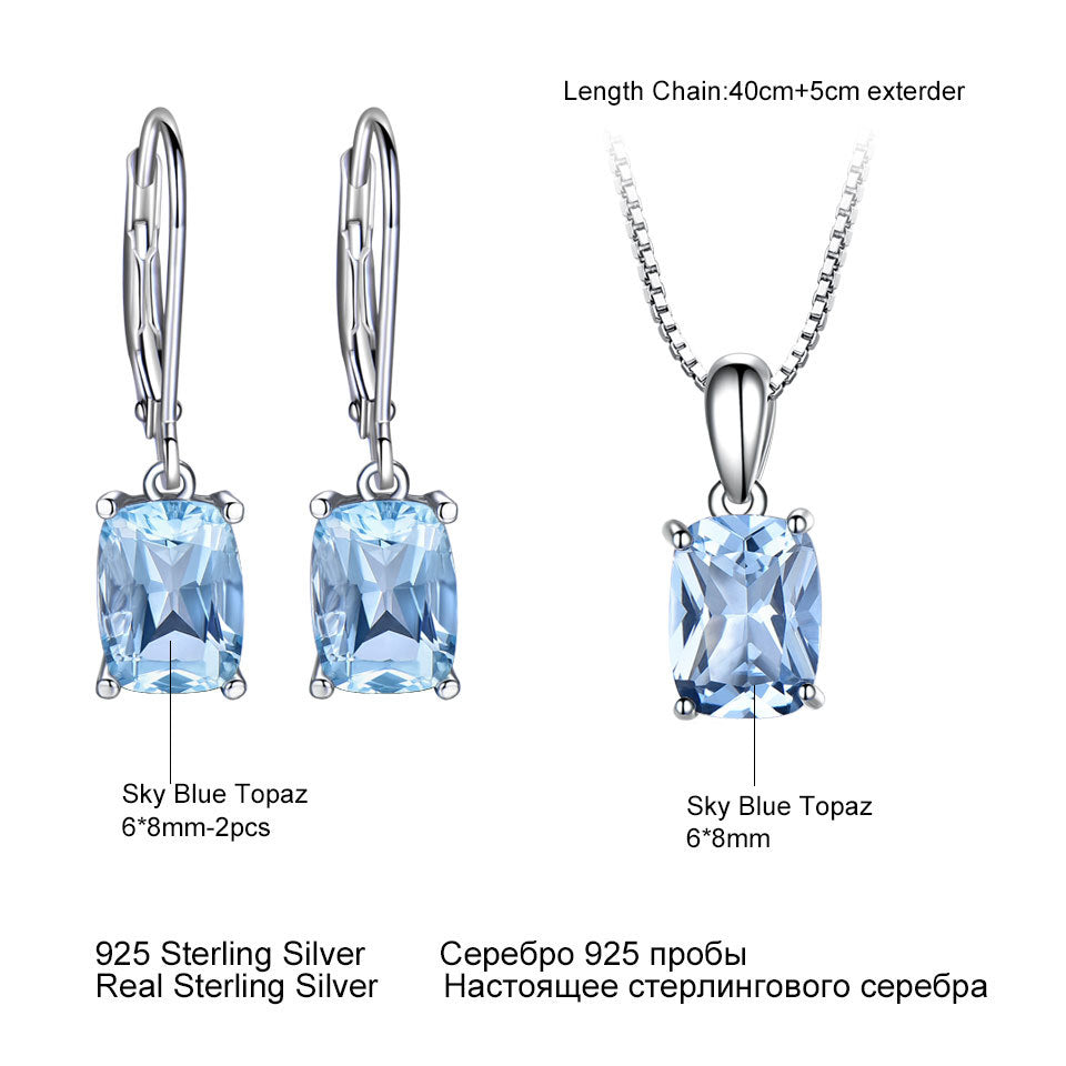 SKY | BLUE TOPAZ PENDANT SET