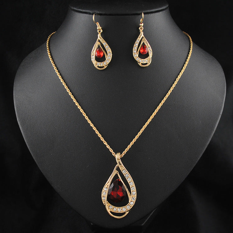 CRYSTAL | DOUBLE DROP CRYSTAL SET