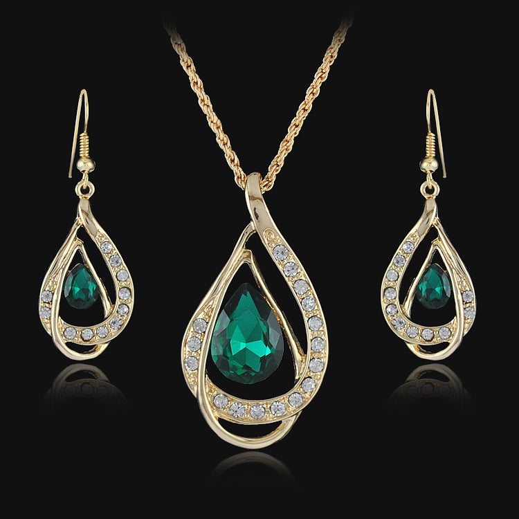 CRYSTAL | DOUBLE DROP CRYSTAL SET