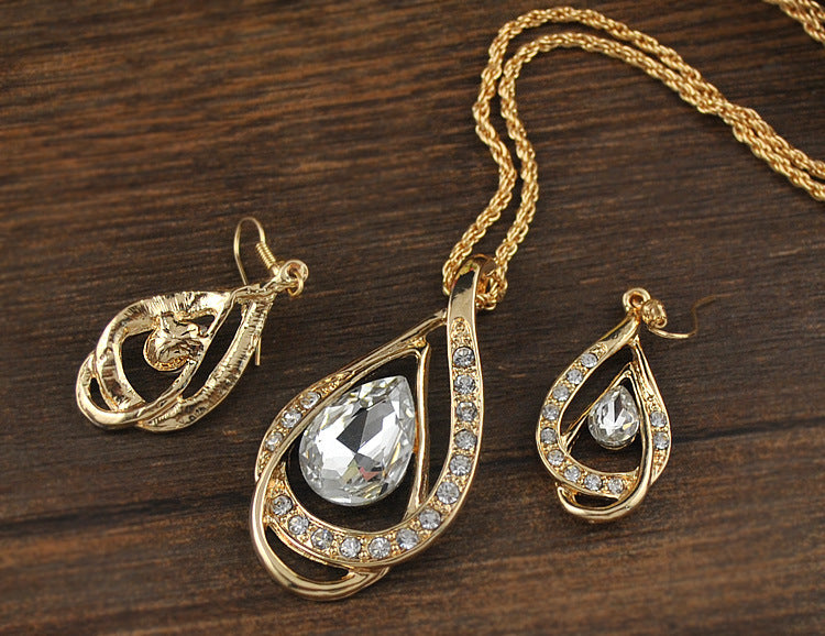 CRYSTAL | DOUBLE DROP CRYSTAL SET
