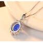 INDIGO | KASHMIR BLUE VELVET PENDANT