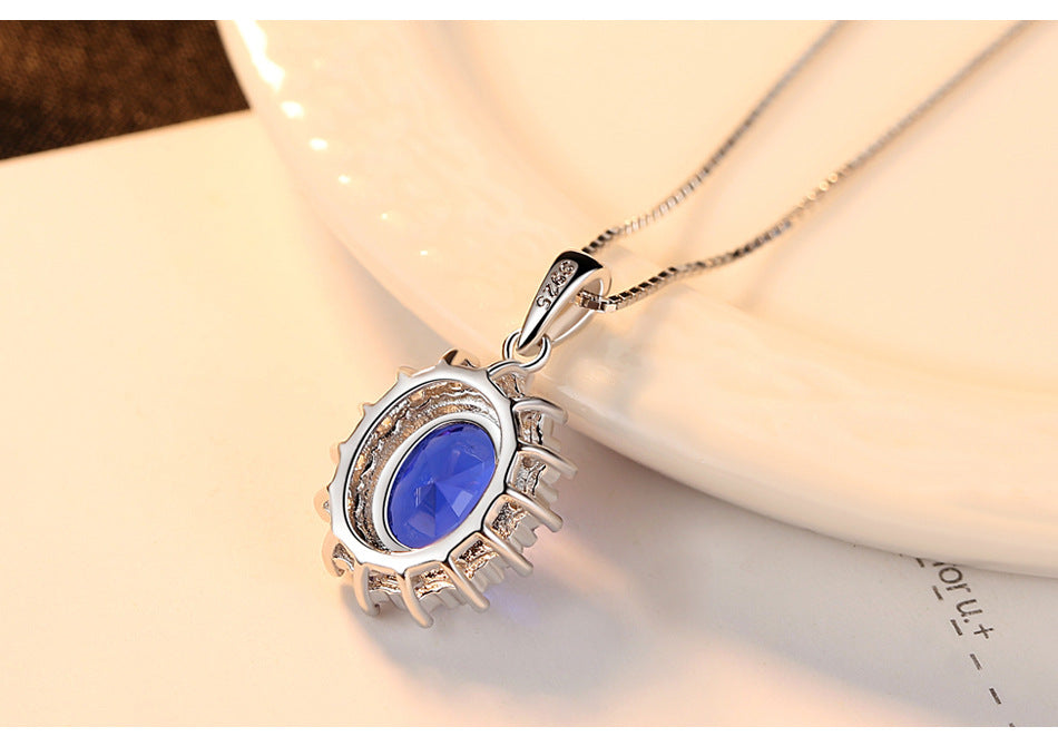 INDIGO | KASHMIR BLUE VELVET PENDANT