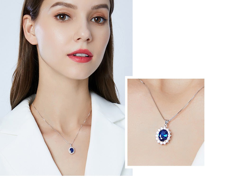 INDIGO | KASHMIR BLUE VELVET PENDANT