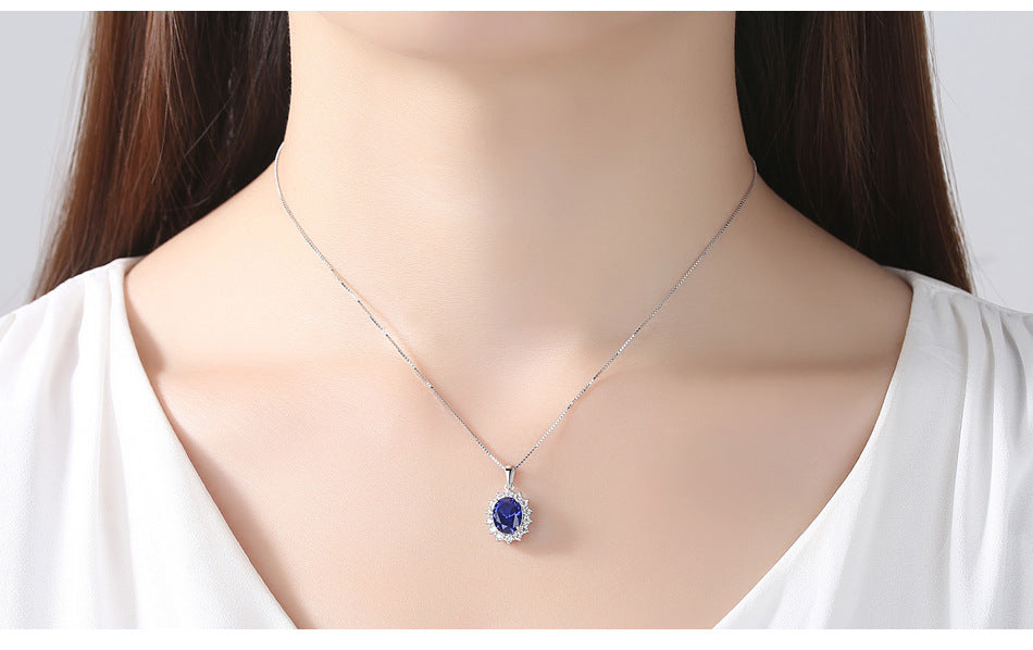 INDIGO | KASHMIR BLUE VELVET PENDANT