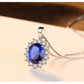 INDIGO | KASHMIR BLUE VELVET PENDANT