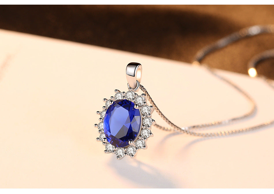 INDIGO | KASHMIR BLUE VELVET PENDANT
