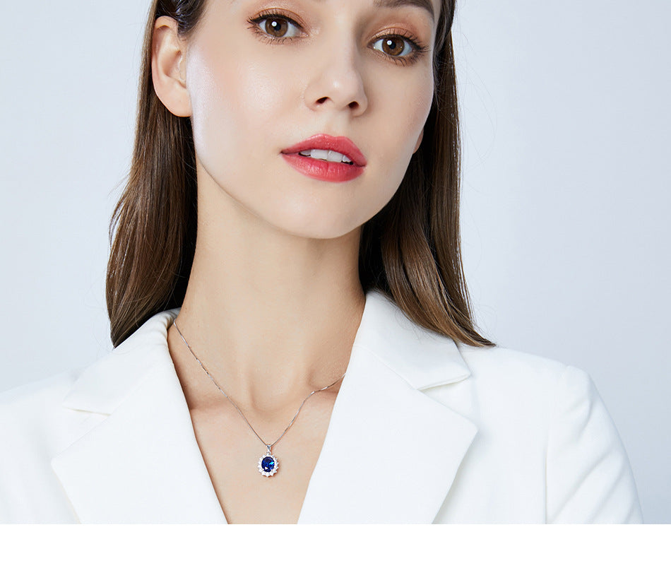 INDIGO | KASHMIR BLUE VELVET PENDANT