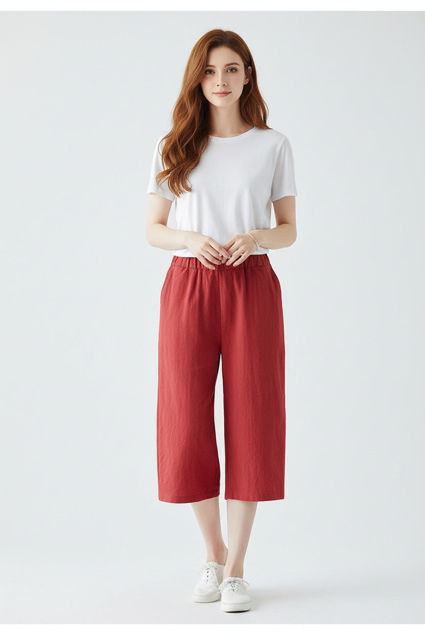 SIMONE | LOOSE RELAXED WIDE-LEG PANTS