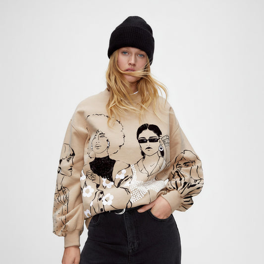LUNA | RABBIT HAIR TEXTURE LUXE TOP