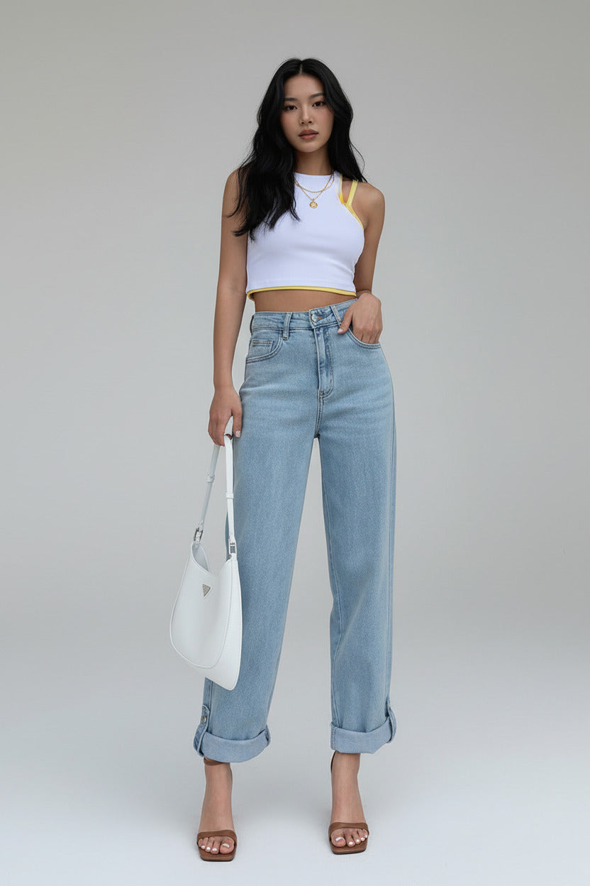 IRIS | LOOSE WIDE-LEG DENIM
