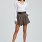 JULES | CHAIN BELTED SHORTS