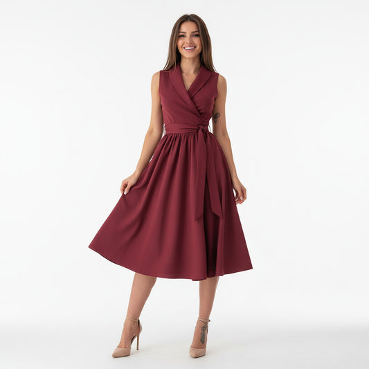 DIANA | TAILORED BELTED MIDI