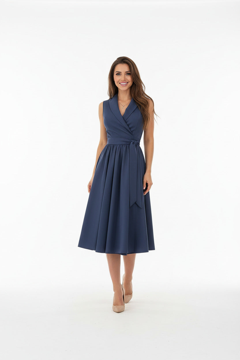 DIANA | TAILORED BELTED MIDI