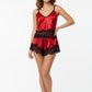 SOFIA | LACE TRIM SPLIT SET