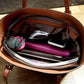 WAX | OIL WAX LEATHER MESSENGER TOTE