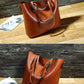 WAX | OIL WAX LEATHER MESSENGER TOTE