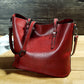 WAX | OIL WAX LEATHER MESSENGER TOTE