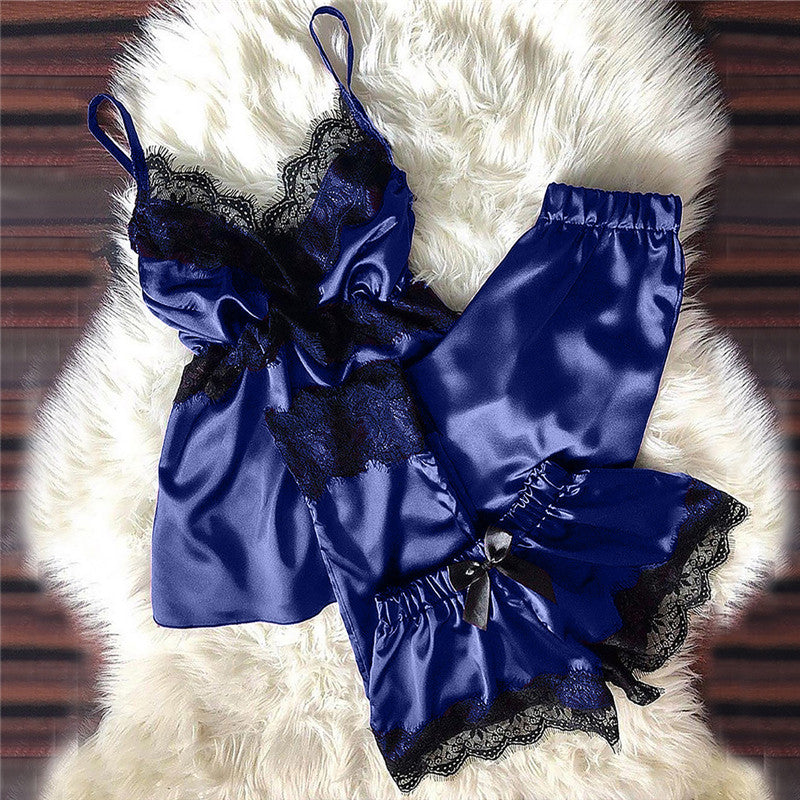 ROXY | BOW LACE THREE-PIECE SET