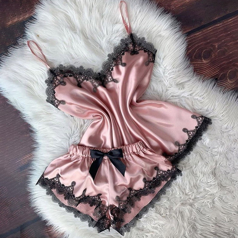 ROXY | BOW LACE THREE-PIECE SET
