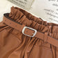 LEXI | PU LEATHER SHORTS