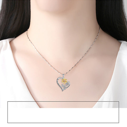 DIANA | DIAMOND SILVER PENDANT