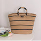BEACH | WOVEN ROUND BEACH BAG