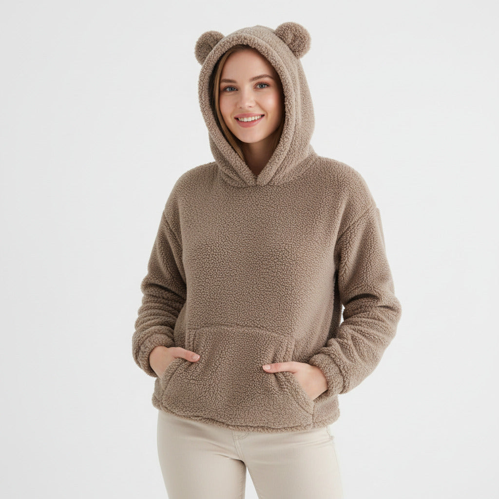 COSY | SOFT-TEXTURE "AURICLE" HOODIE