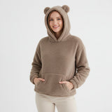 COSY | SOFT-TEXTURE "AURICLE" HOODIE