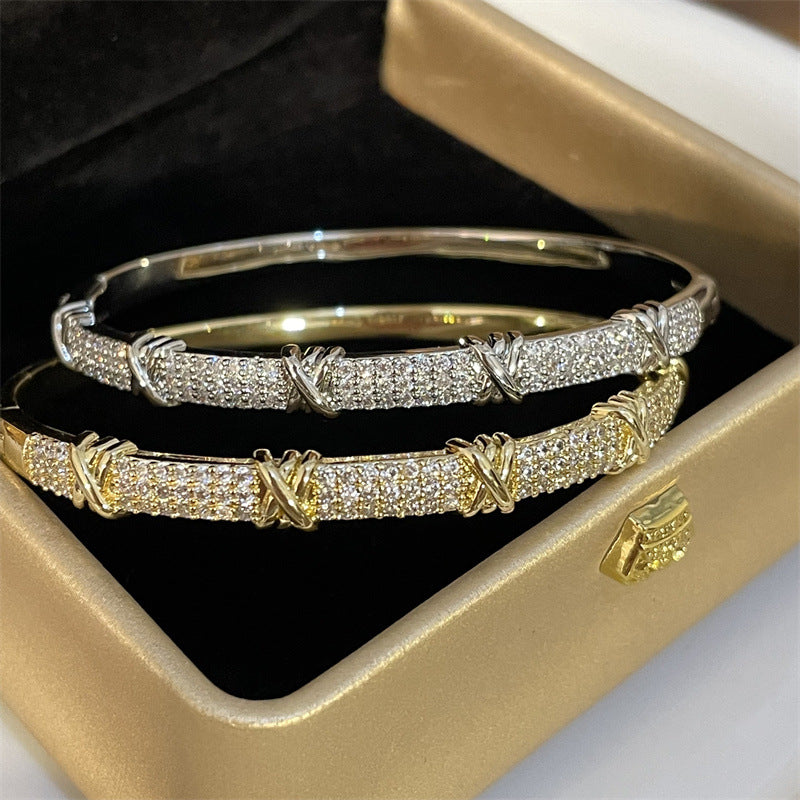 BAMBOO | FULL DIAMOND BAMBOO BRACELET