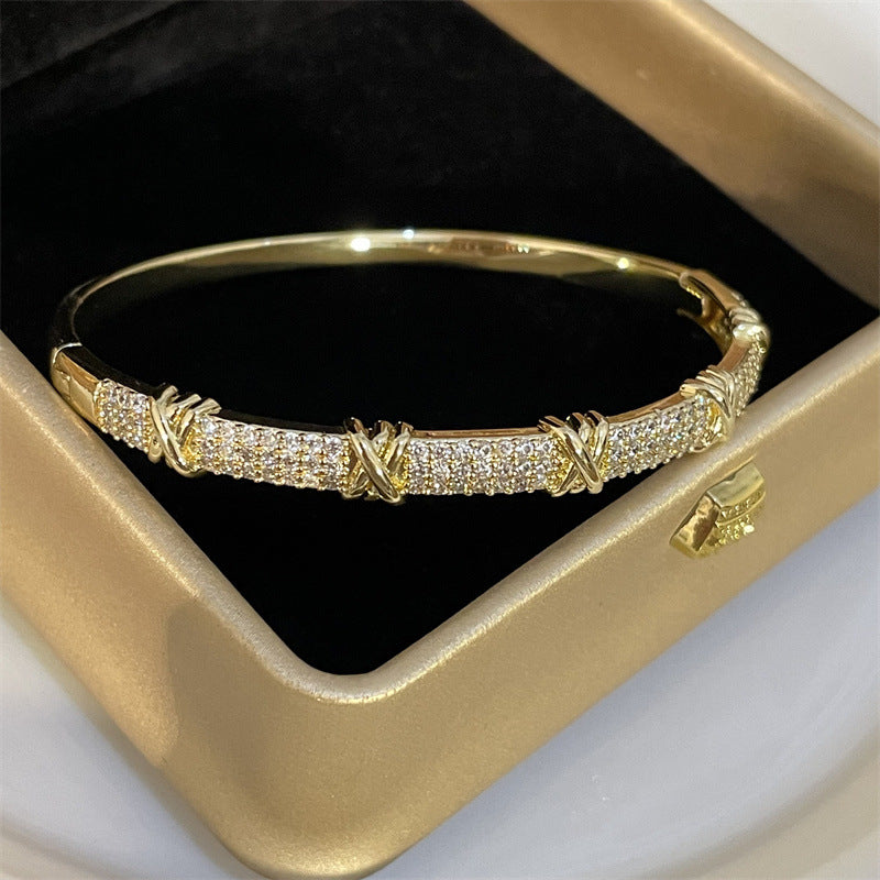 BAMBOO | FULL DIAMOND BAMBOO BRACELET