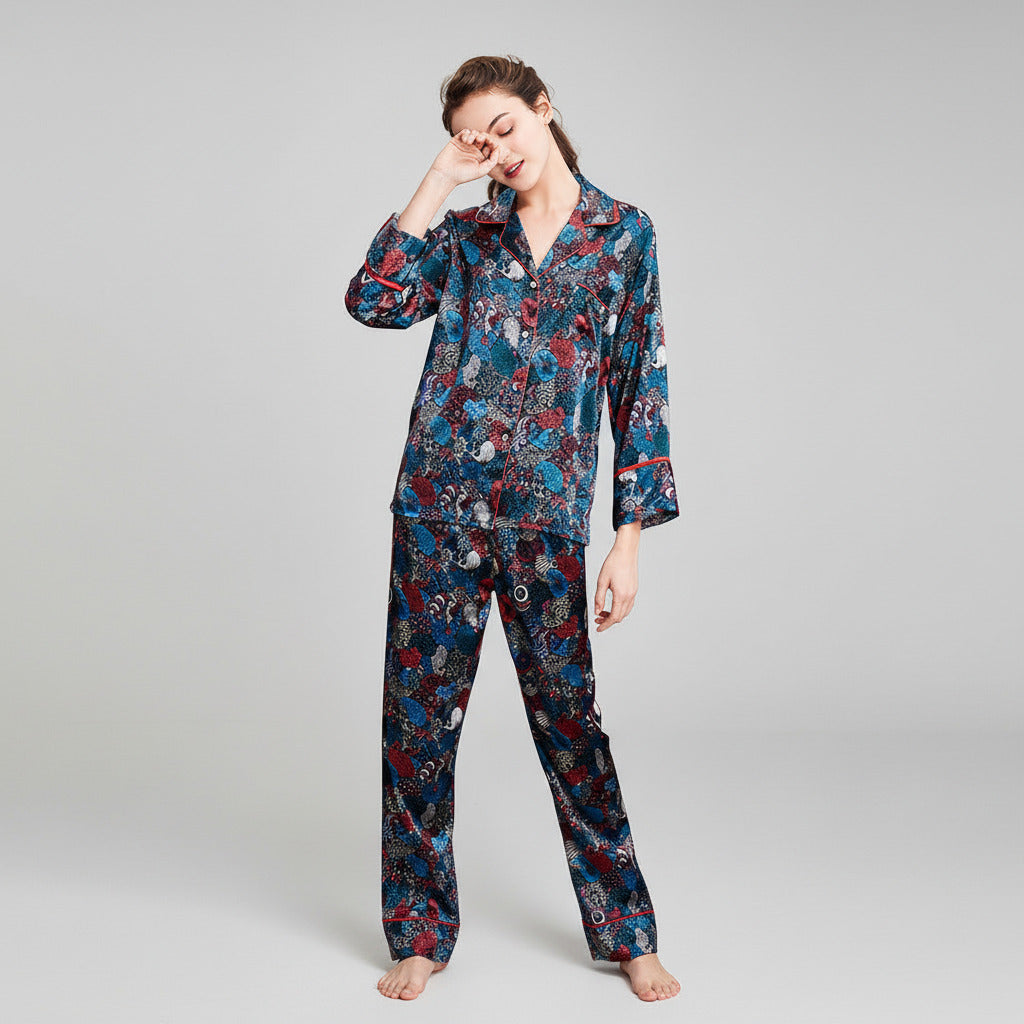 AURORA | SPINNING SILK PYJAMA SET
