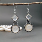 MAYA | SILVER MOONSTONE DROPS