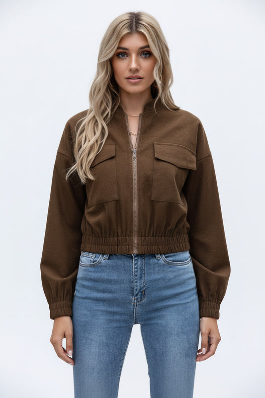 PETRA | CASUAL LEATHER COAT