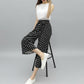 CÉLESTE | STRIPED CHIFFON PANTS