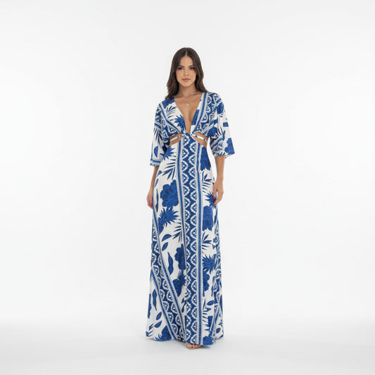 NORA | BATWING MIDRIFF DRESS