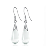 OPAL | SILVER OPAL DROP EARRINGS