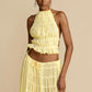 BELLA | HALTER & SKIRT SET