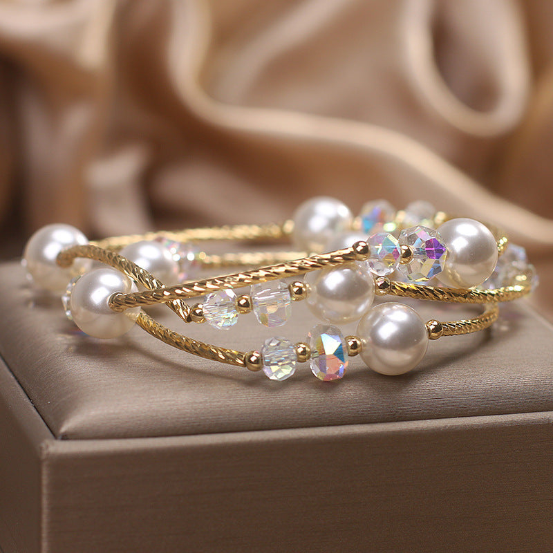 WIND | MULTI-LAYER PEARL BRACELET